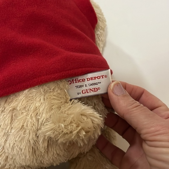 Office Depot Gund Teddy B Caring Bear Plush
Stuffed Animal 16" Red Vest & Hat - Picture 10 of 12